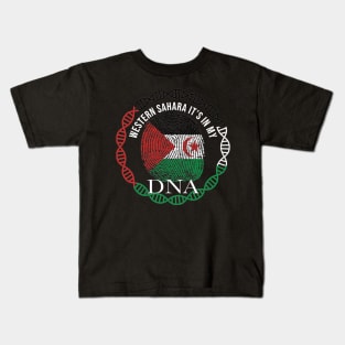 Western Sahara Its In My DNA - Gift for Western Saharan From Western Sahara Kids T-Shirt